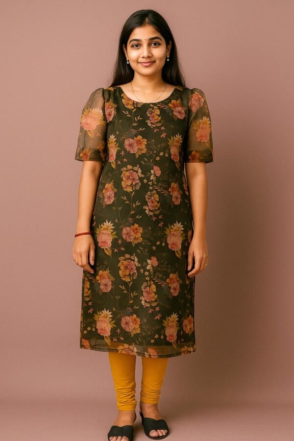 Women’s Organza Top (Floral 1)