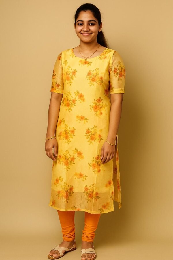 Women’s Organza Top (Floral 6)